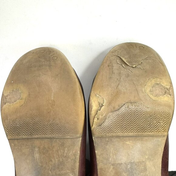 John Fluevog Mens Size 10 Chelsea Boots Radio RCI BBC Burgundy Leather Ankle - Picture 12 of 12